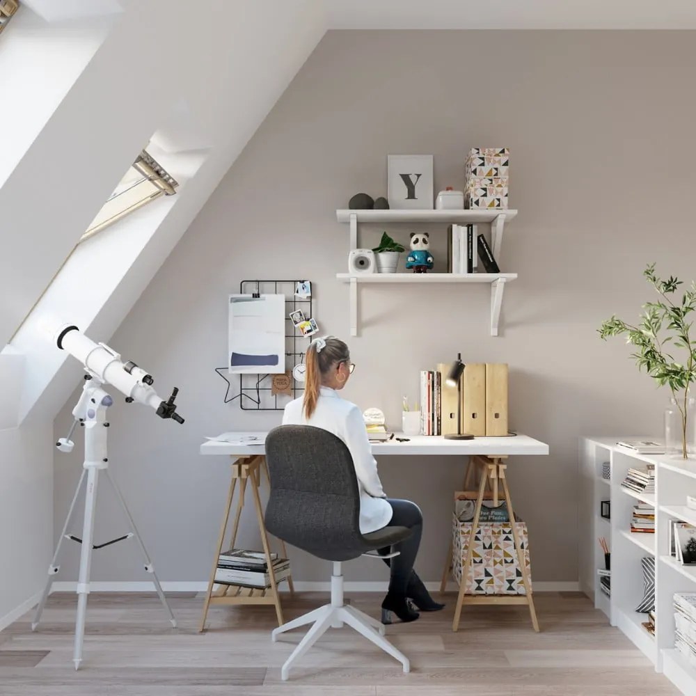 Черна метална настолна лампа (височина 43 cm) Etna – Sollux