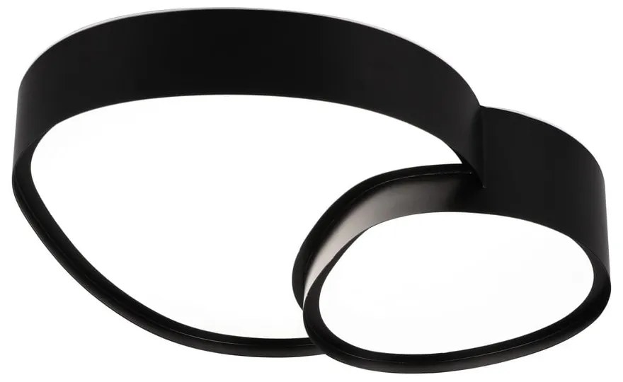 Черна LED светлина за таван 36x43,5 cm Rise - Trio