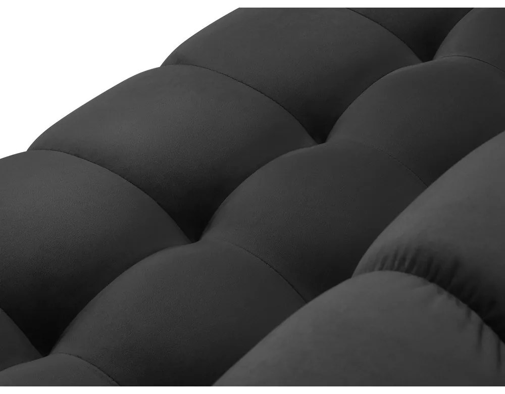 Тъмносив кадифен диван Bali - Cosmopolitan Design