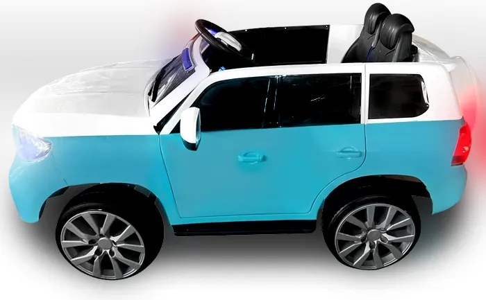 Детска акумулаторна полицейска кола със светлинни сигнали