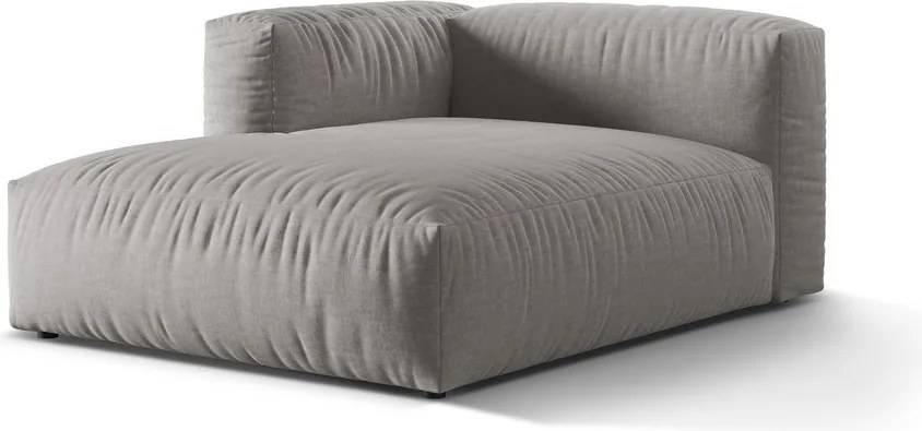 Светлосив модул за диван (ляв ъгъл) Martina – Micadoni Home