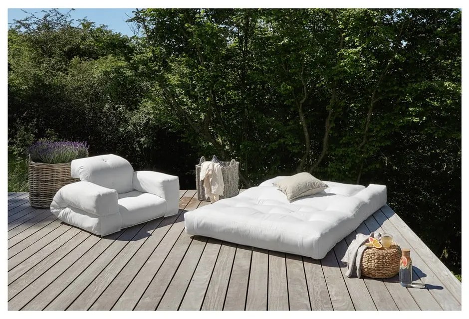 Design OUT™ Бежов външен фотьойл Hippo Beige Out Hippo - Karup Design