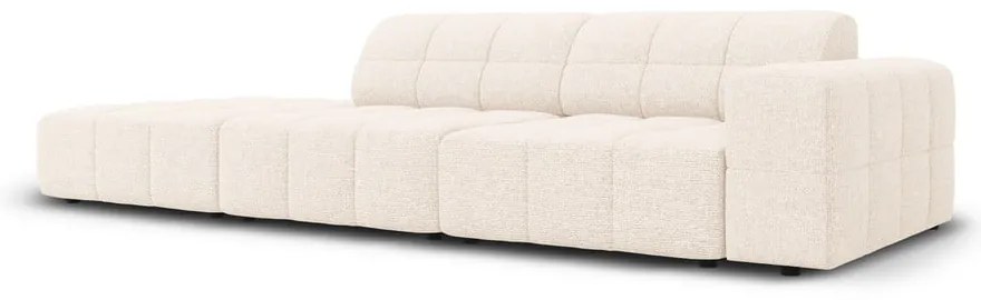 Кремав шезлонг (десен ъгъл) Chicago – Cosmopolitan Design
