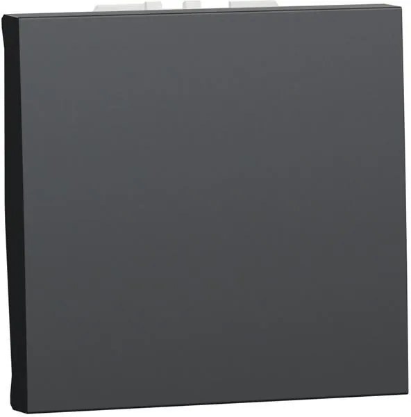 SE Бутон NO/NC 2 мод. цвят Антрацит Unica  - NU323654