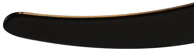 Модерна таванна лампа с черна спирална абажур - Scroll