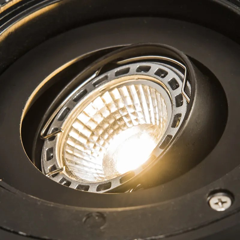 Модерен градински прожектор стомана регулируем IP65 - Delux