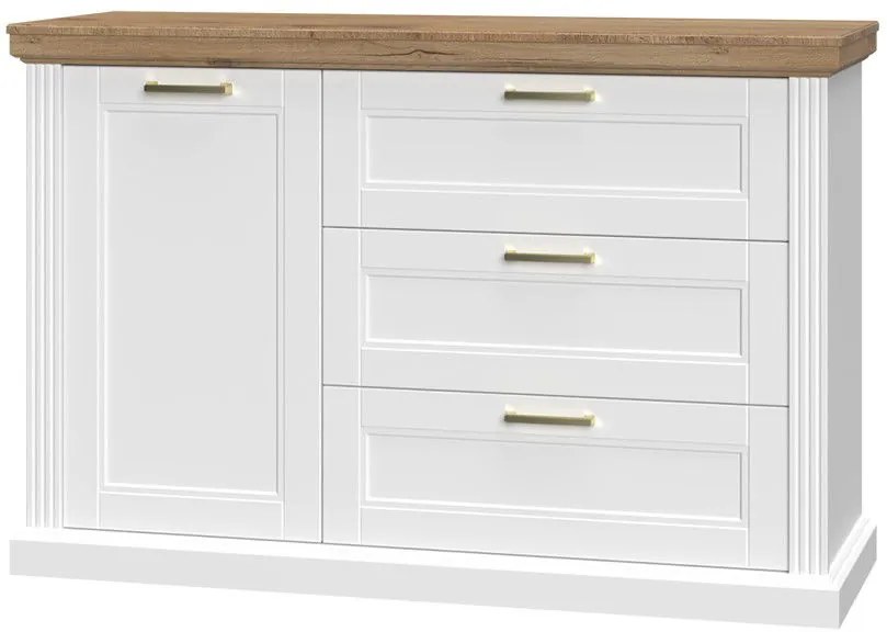 Тоалетна масичка Tahoma 1D3S-White