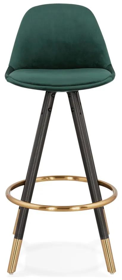 Тъмнозелен мини бар стол, височина на седалката 65 cm Carry - Kokoon