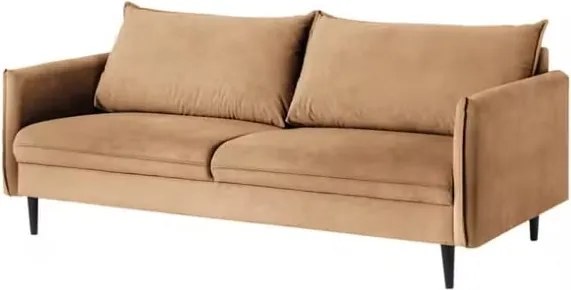 Кафяв кадифен диван 203 cm Juli – Ropez