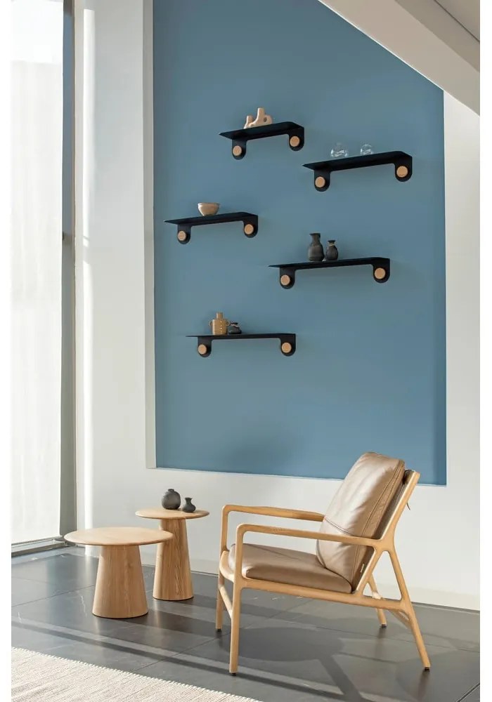 Кръгла странична масичка от масивен дъб ø 55 cm Mushroom – Gazzda