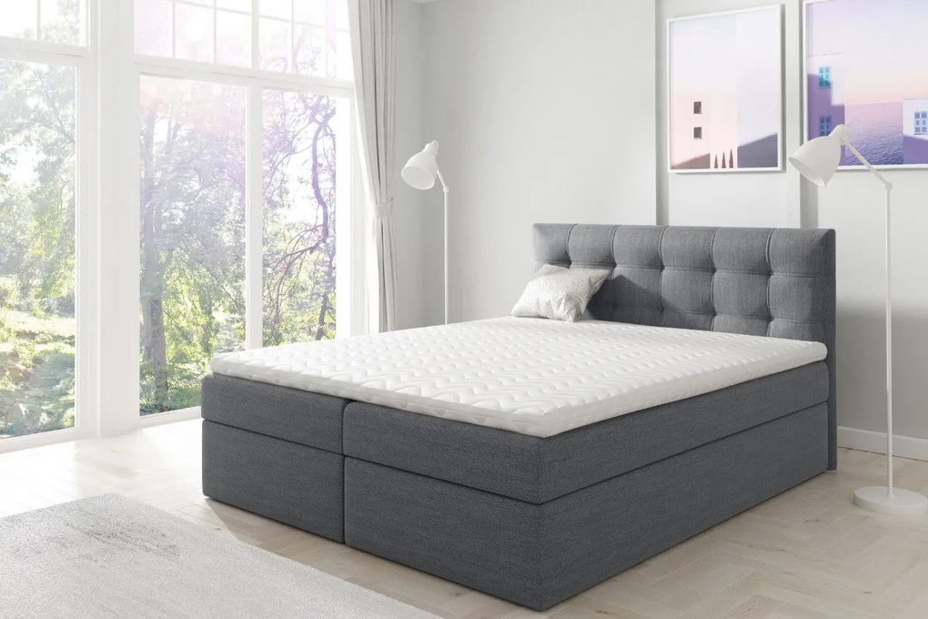 Тапицирано легло Top 1-Gkri Skouro-120 x 200