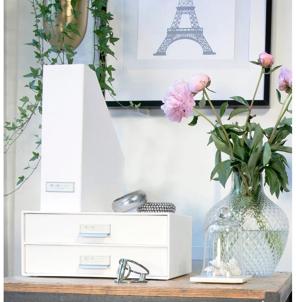 Бял органайзер за документи Viktoria - Bigso Box of Sweden