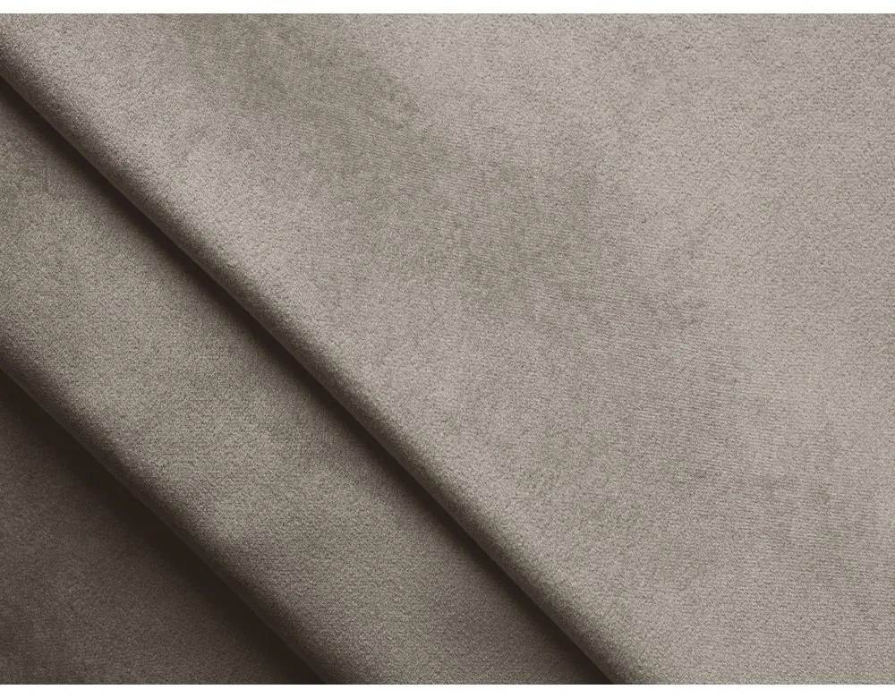 Бежов кадифен модулен ъглов диван Lokua – Makamii