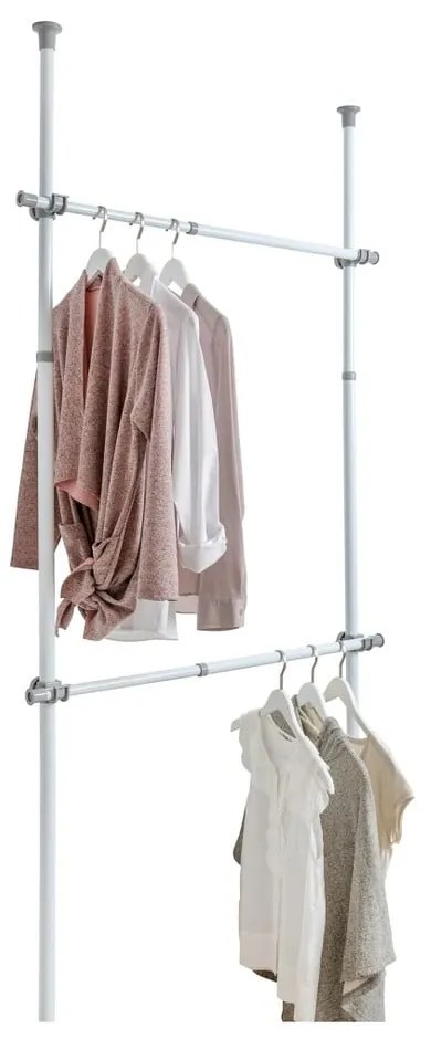 Комплект от 2 телескопични дръжки за дрехи, дължина 75 - 120 см Herkules - Wenko