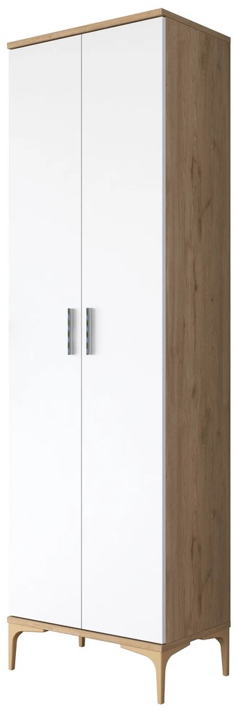 Многофункционален шкаф JE102, цвят Орех Бял