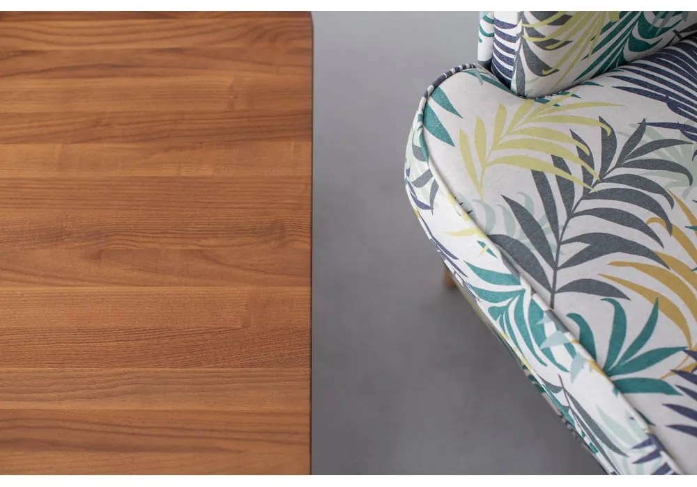 Масичка за кафе от ясенова дървесина, 110 x 110 cm Contrast Tetra - Ragaba