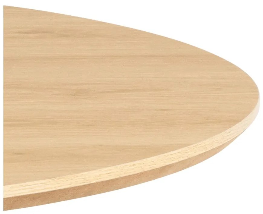 Кръгла трапезна маса с дъбов плот ø 120 cm Cadiz – Actona