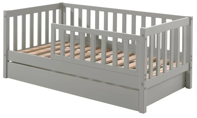 Сиво чекмедже за под легло Junior, 70 x 140 cm Peuter - Vipack