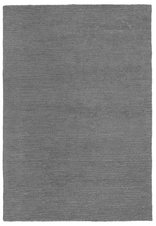 Сив ръчно изработен вълнен килим 120x170 cm Harris Boucle – Flair Rugs