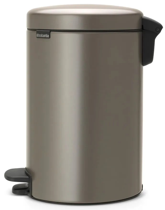 Сиво стоманено кошче за боклук с педал 12 l NewIcon – Brabantia