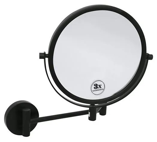 Козметично огледало 23x28 см, черно