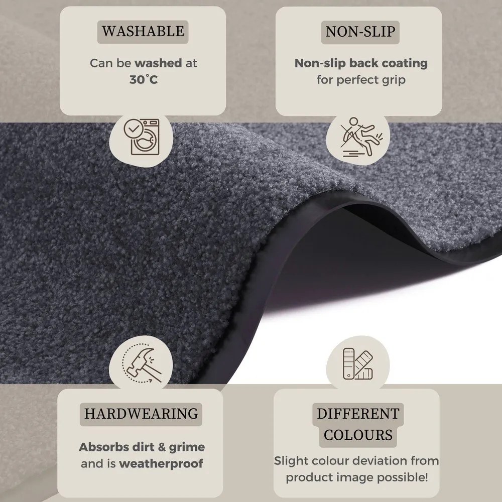 Изтривалка 90x60 cm Wash and Clean - Hanse Home