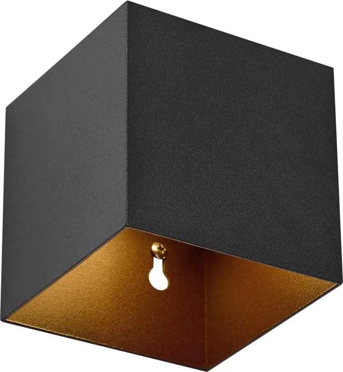 Външна стенна лампа черна с LED IP65 соларна - Charlene