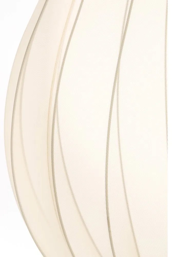 Бежово висящо осветително тяло с текстилен абажур ø 50 cm Itela – Light &amp; Living