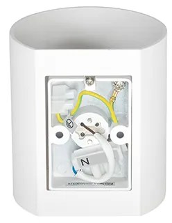 Модерна стенна лампа бяла със светлинен ефект - Sabbio