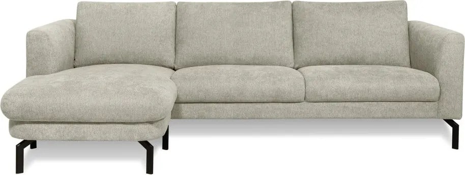 Светлосив ъглов диван (ляв ъгъл) Gomero – Scandic