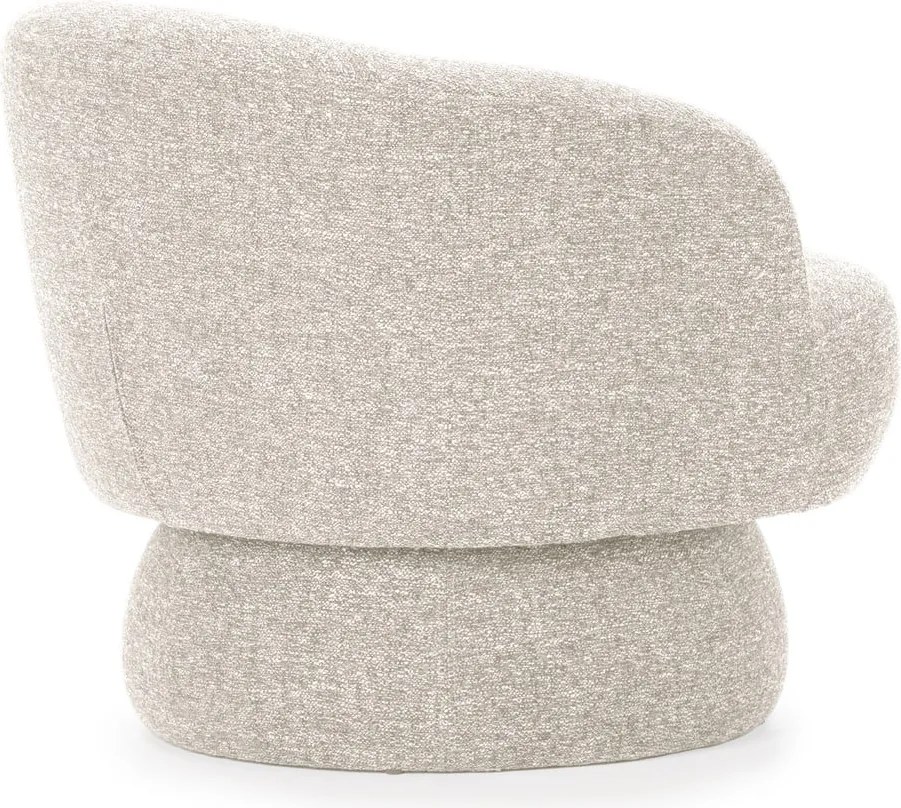 Бежово въртящо се кресло Dali – MOME