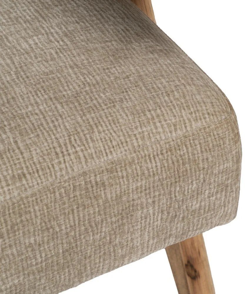 Бежово шенилово кресло Rest – Ixia