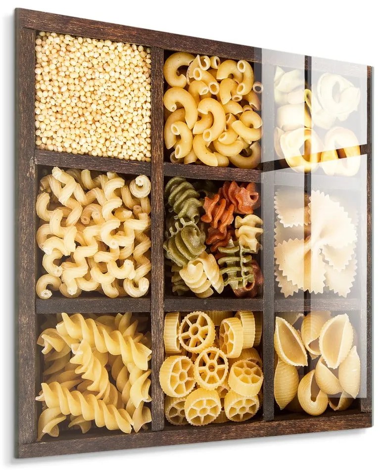 Картина върху стъкло 30x30 cm Pasta Box – Styler