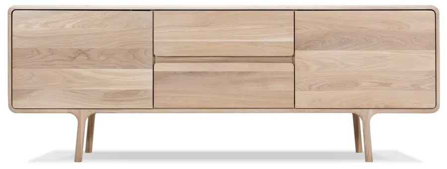 ТВ скрин от масивна дъбова дървесина Fawn - Gazzda