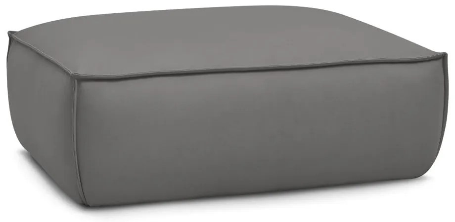 Сива табуретка от изкуствена кожа Boheme – Bobochic Paris