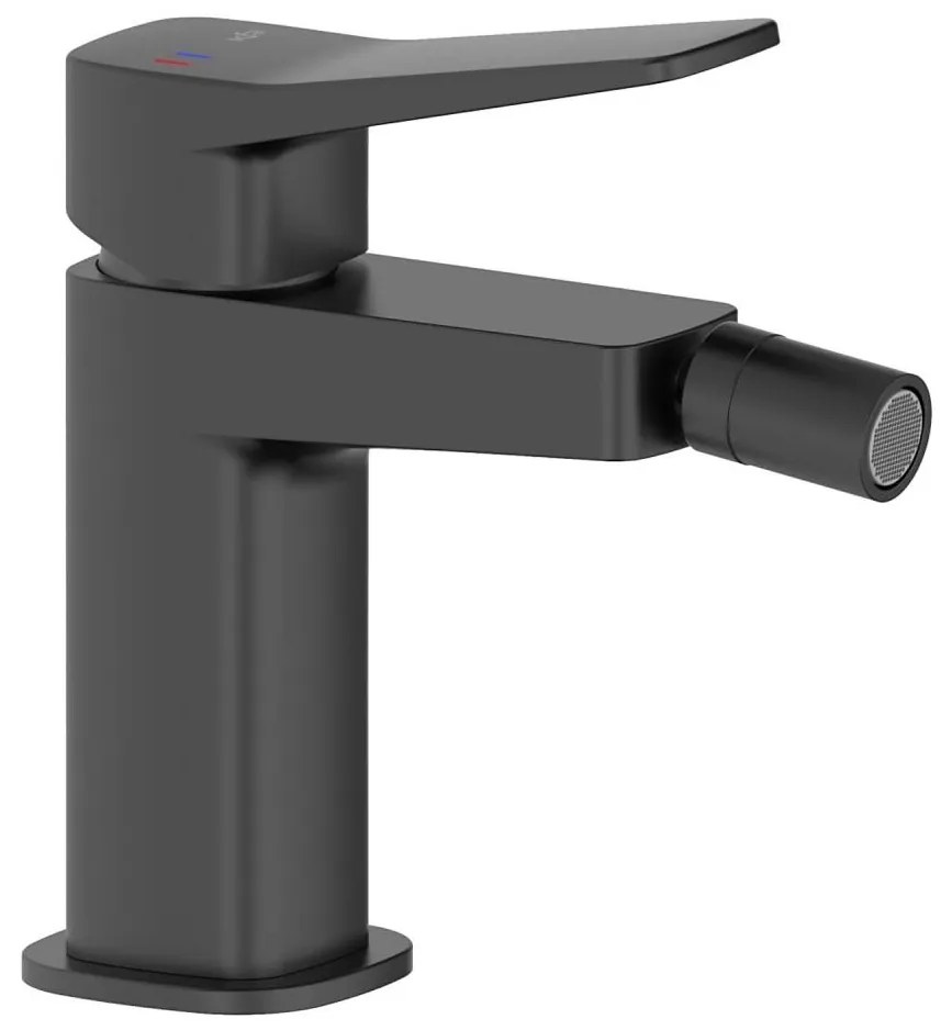 KFA Armatura 4527-015-81 - Смесител за биде + сифон MALAGA черен