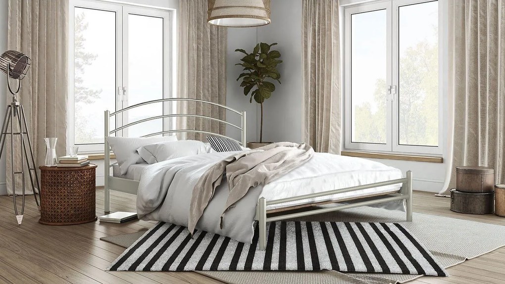 Легло Kelly-150x200-White-Χωρίς ποδαρικό