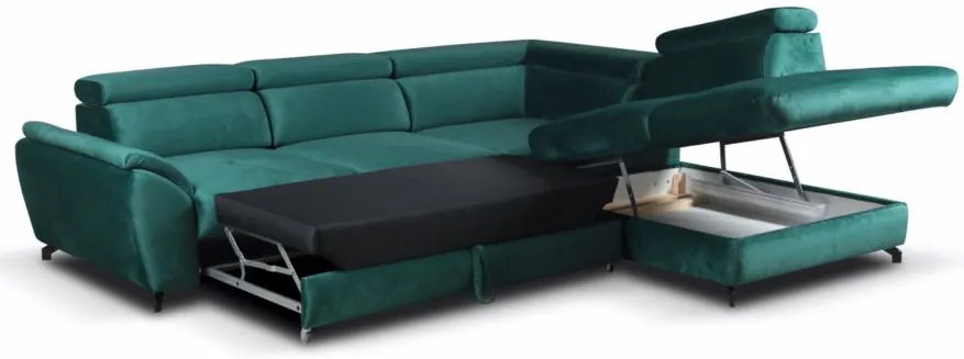 Ъглов диван Magenta-Left-Green