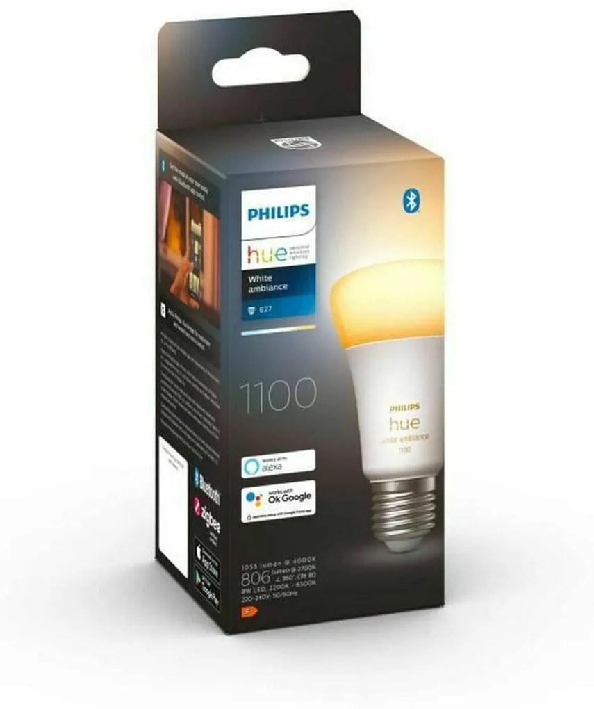 Смарт Крушка Philips Pack de 1 E27 Бял F G E27 806 lm (2200K) (6500 K)