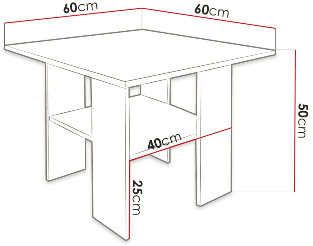 Помощна масичка Milano-Mauro-Fusiko