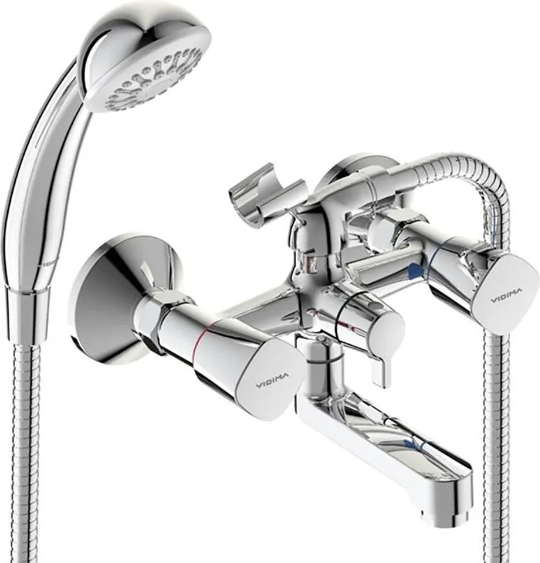 Стенен смесител за вана/душ, Quadro