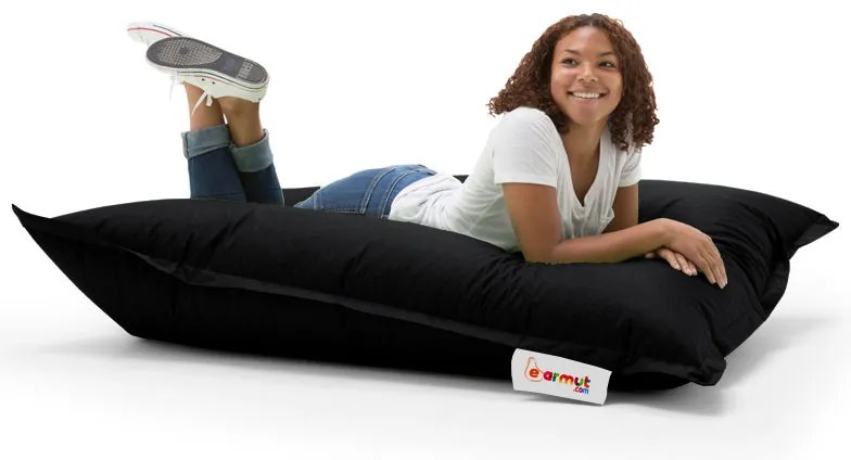Градински пуф Cushion Pouf 100x100, цвят Черен