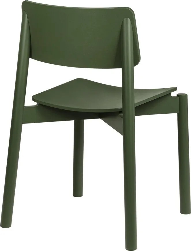 Зелен трапезен стол за подреждане Wem – noo.ma