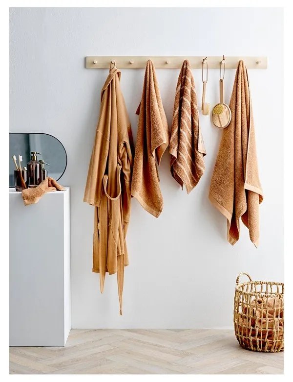 Оранжево-кафяв халат размер L/XL Cosy - Södahl