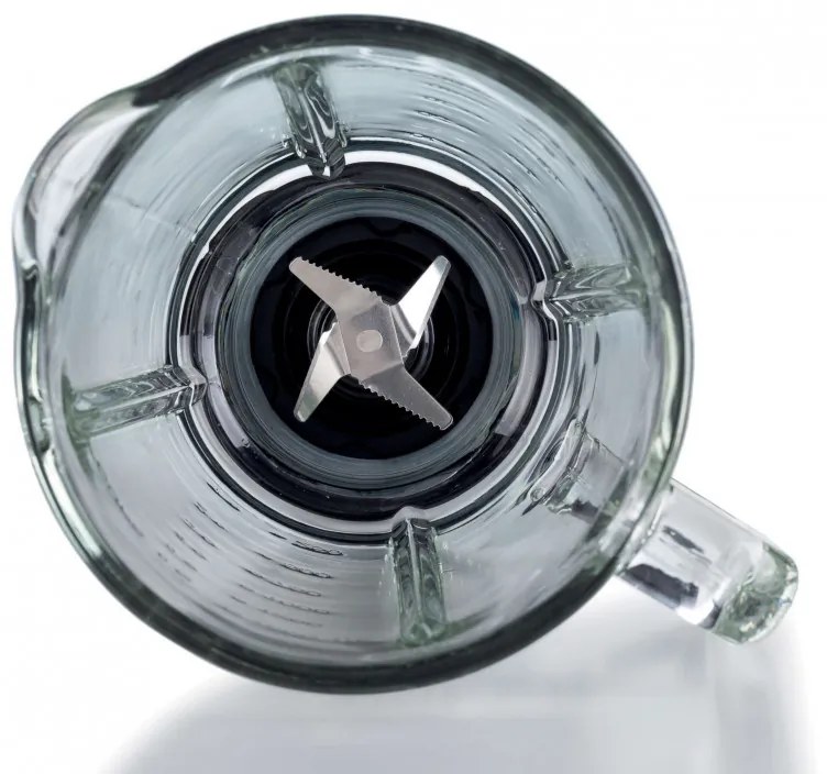 Блендер MODERNA 0585/01, 1000W, 4 ножа, 1.5 л, 4 скорости+пулс, Стъклена кана, Бял