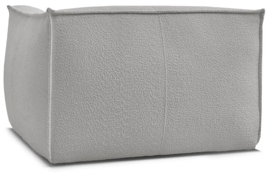 Светлосиво кресло от прежда с примки от букле Giorgia – Bobochic Paris