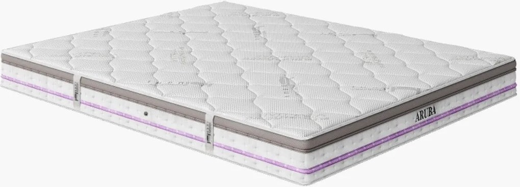 Матрак Нани, Аруба Мемори, 90x190x21, Среден, Покет пружина, Мемори пяна