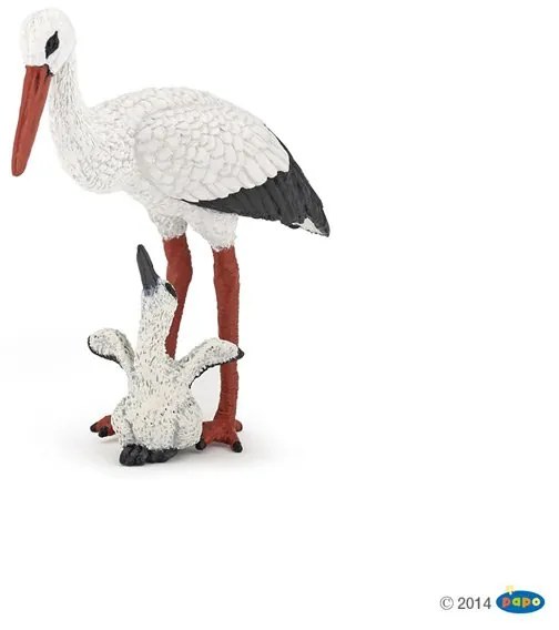 Papo - Фигурка Stork and baby Stork