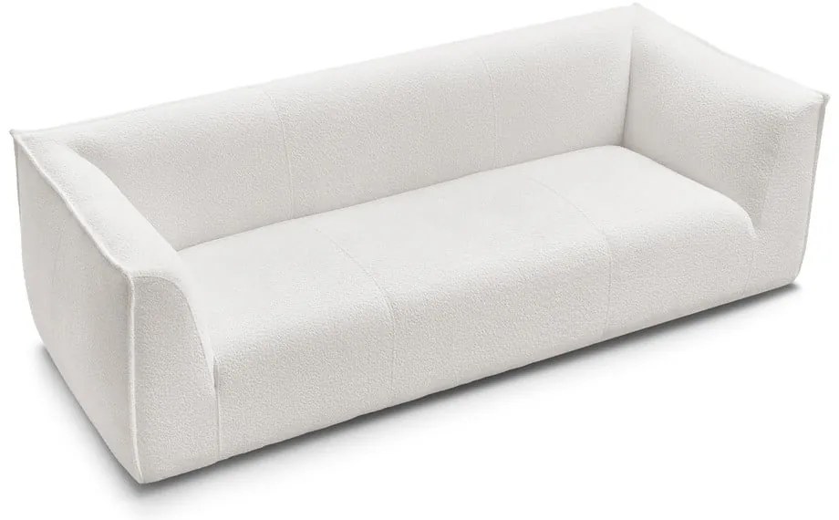 Бял диван от прежда с примки от букле 242 cm Giorgia – Bobochic Paris