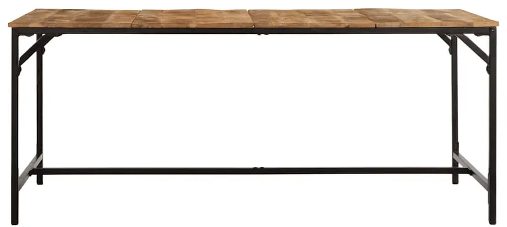 373606 vidaXL Трапезна маса, 180x90x75 см, грубо мангово дърво масив